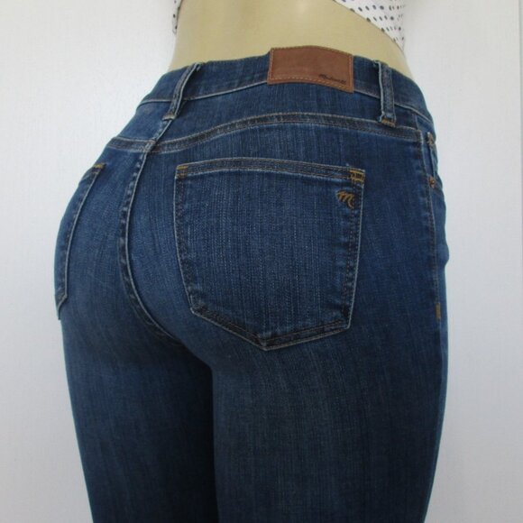MADEWELL Jeans Size 27 High Riser Skinny Blue Denim - Picture 1 of 14